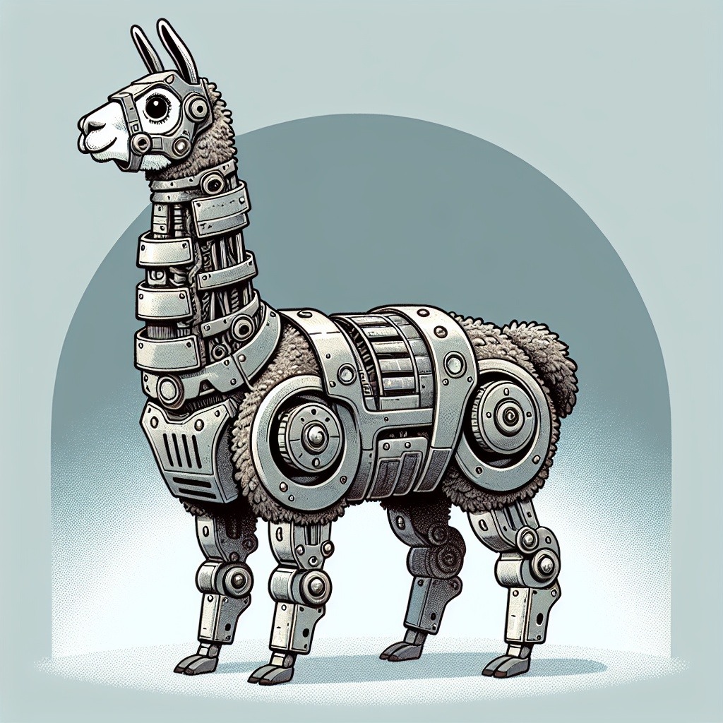 llama_robot_costume_background